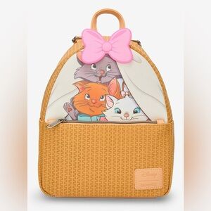 Disney Loungefly Aristocats in Basket Mini Backpack - NWT